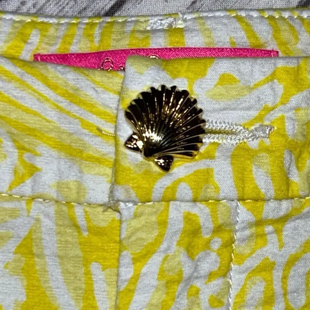 Lilly Pulitzer Palmita Stretch Shorts Sea Cups